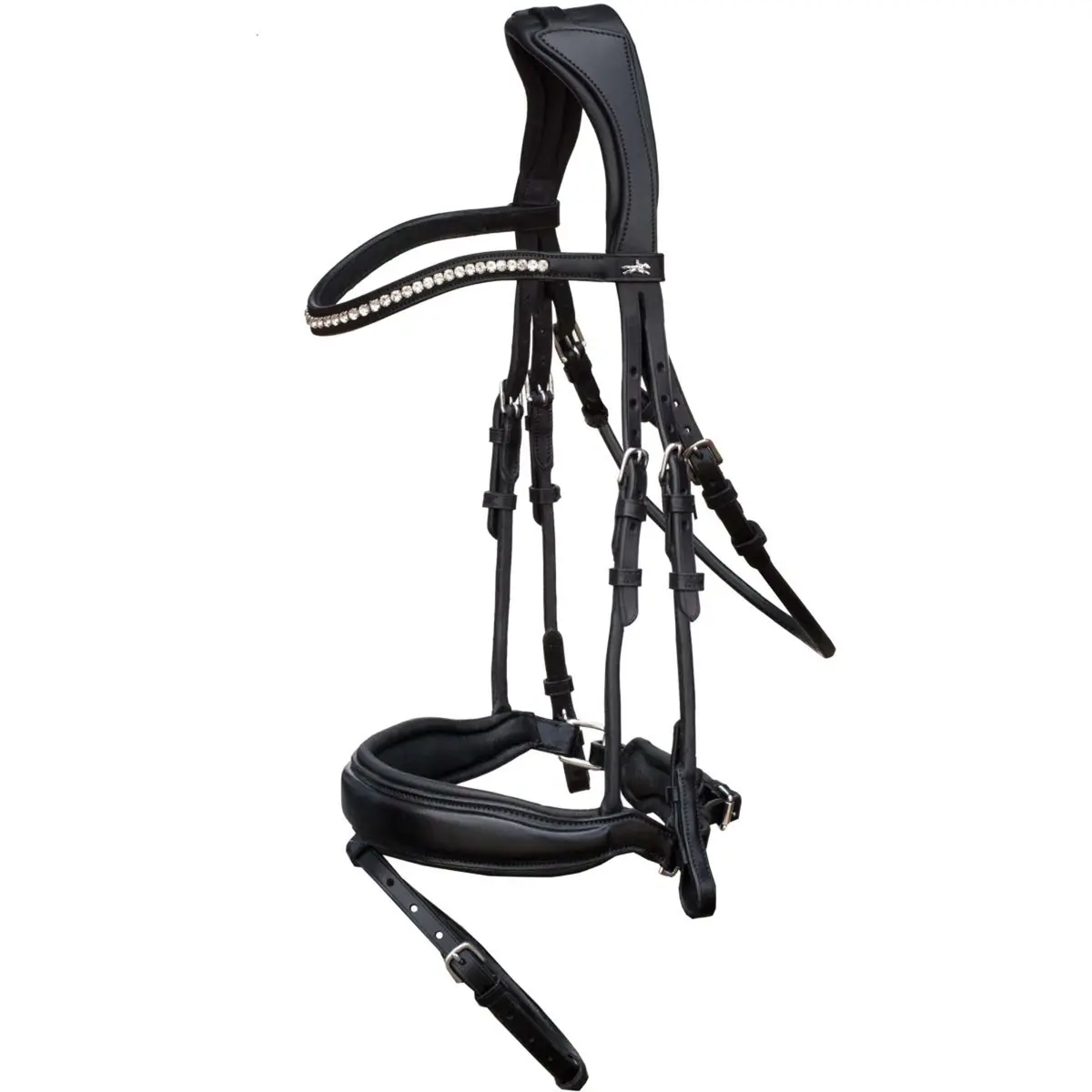 Schockemöhle Hoofdstel Premium Sports Malibu Zwart/Zilver 1