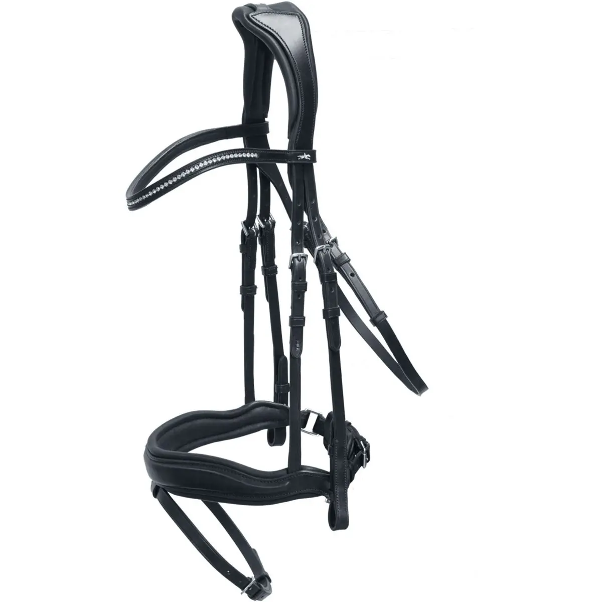 Schockemöhle Hoofdstel Premium Sports Stanford Zwart/Zilver 1