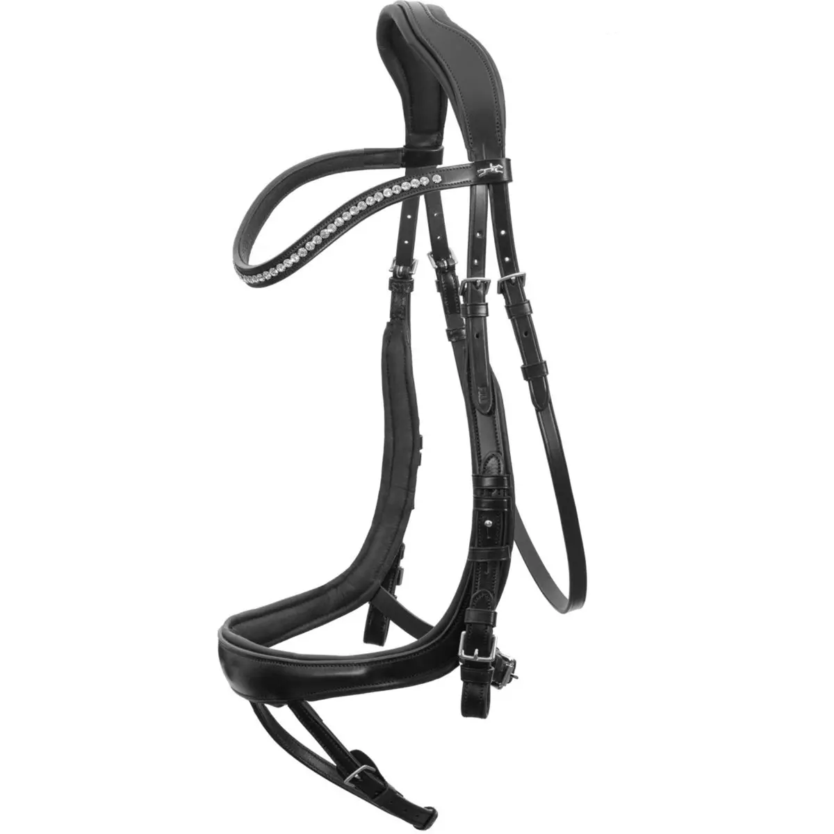 Schockemöhle Hoofdstel Premium Sports Equitus Beta Zwart/Zilver 1