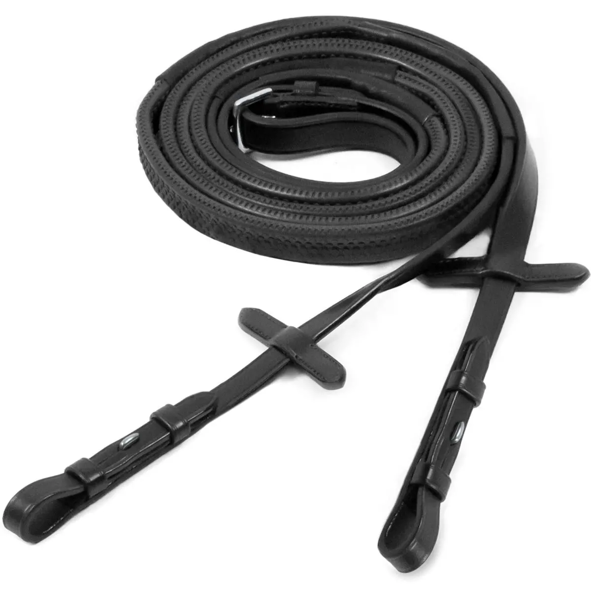 Schockemöhle Teugels Rubber Zwart/Zilver 1