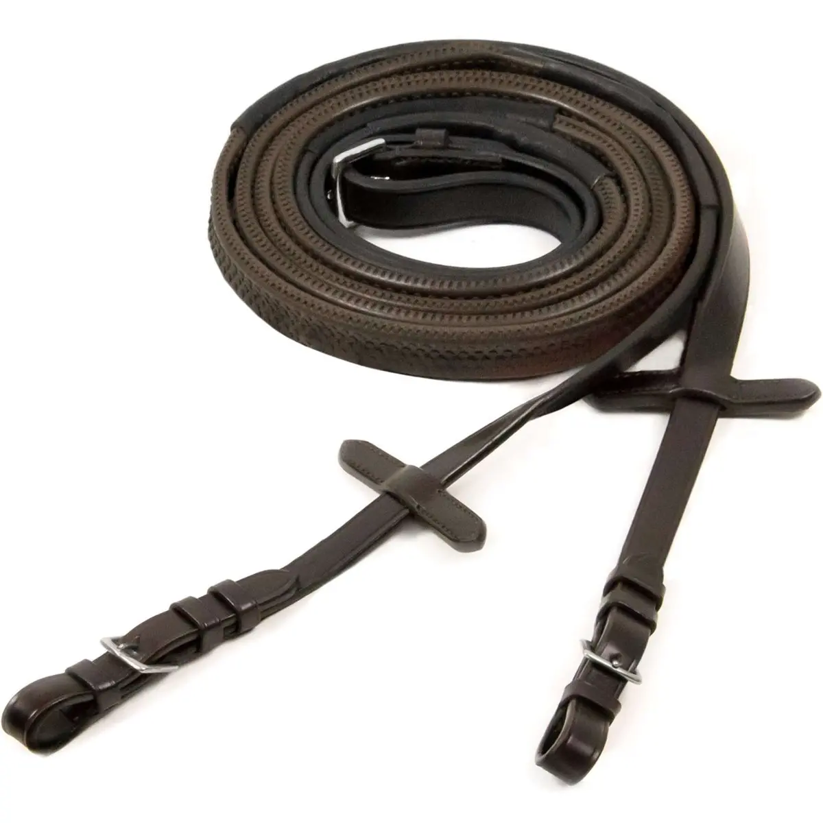 Schockemöhle Teugels Neo Line Rubber Bruin/Zilver 1