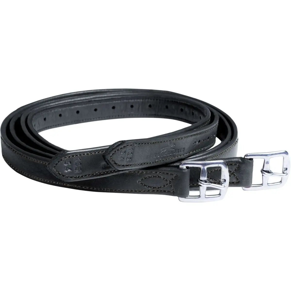 Schockemöhle Stijgbeugelriemen Chantilly Zwart/Zilver 1