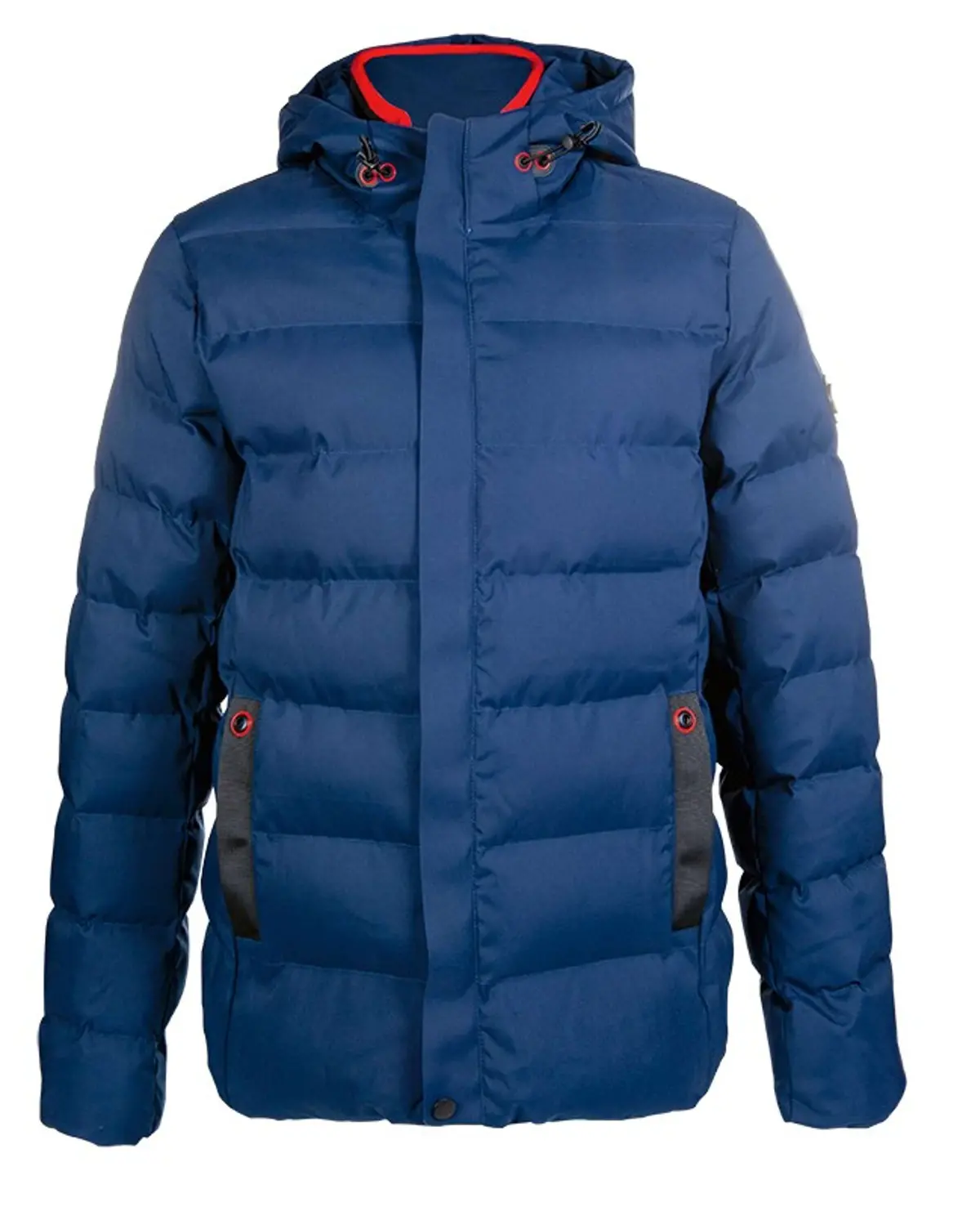 Hkm Jas Hamburg Heren Gewatteerd Donkerblauw 1