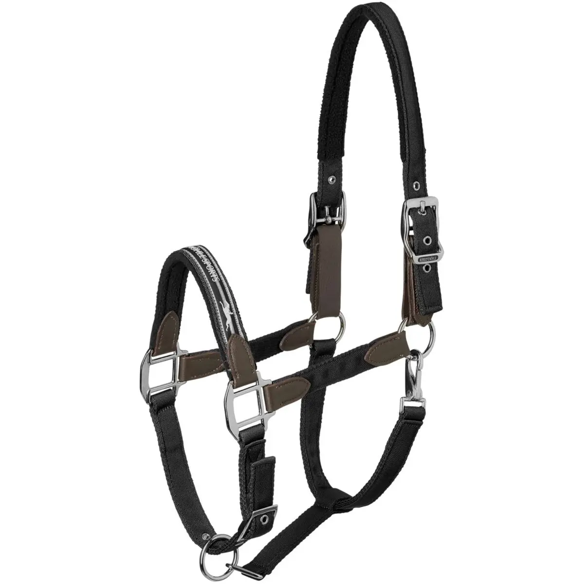 Schockemöhle Halster Memphis Safety Nylon Zwart 1