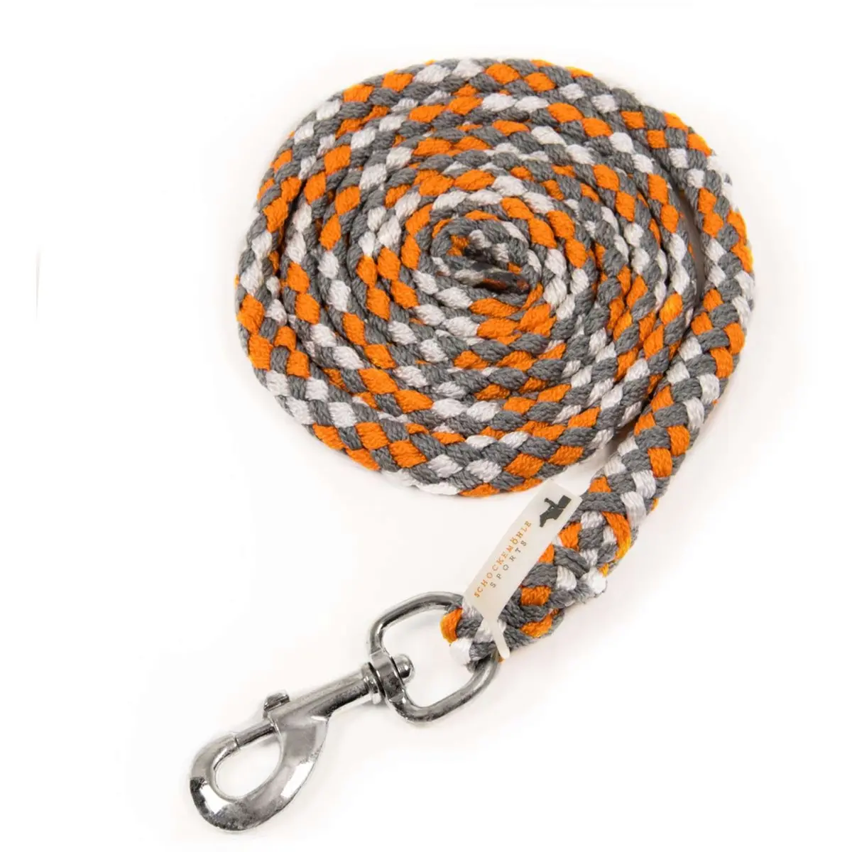Schockemöhle Halstertouw Catch Oranje/Grijs/Wit 1
