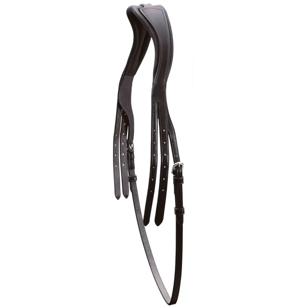 Schockemöhle Kopstuk Select Met Keelriem Zwart/Zilver 1