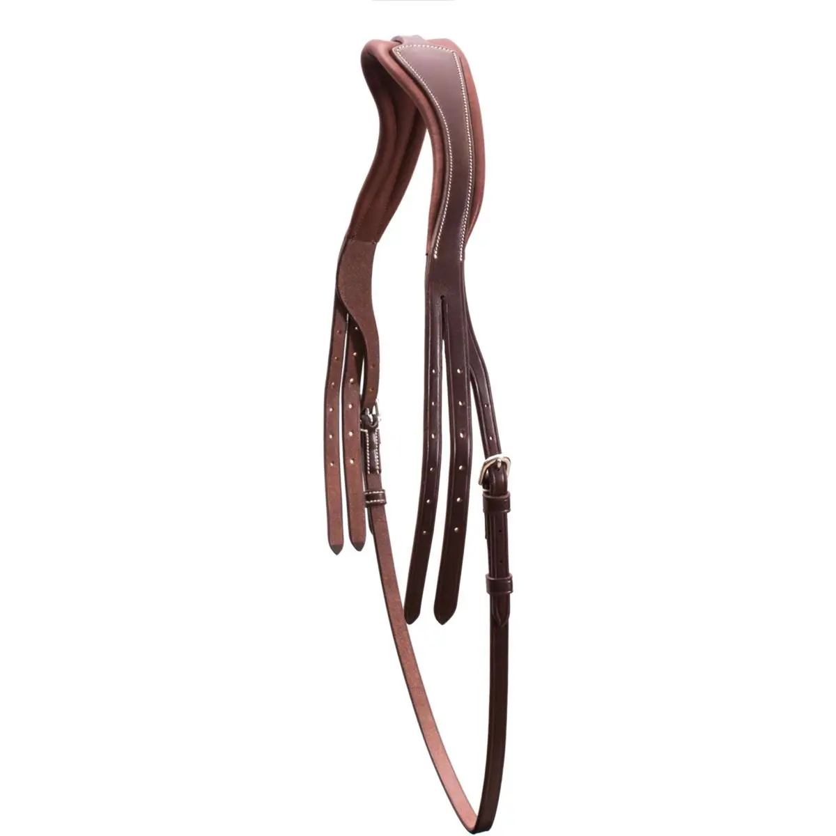 Schockemöhle Kopstuk Select Met Keelriem Espresso/Zilver 1