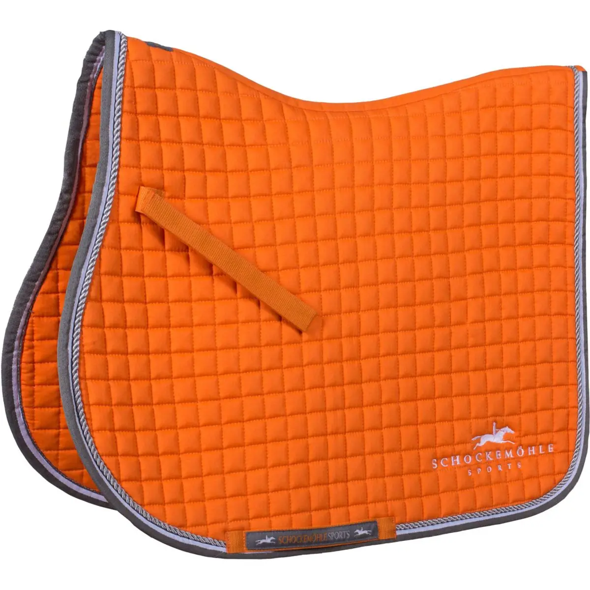 Schockemöhle Zadeldekje Neo Star Springen Oranje/Grijs 1