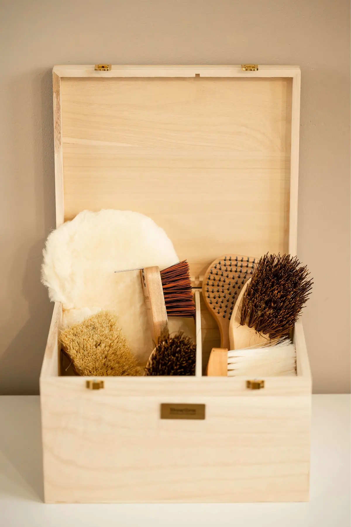 Hb Showtime Poetskist Luxe Met Borstelset Beige 1