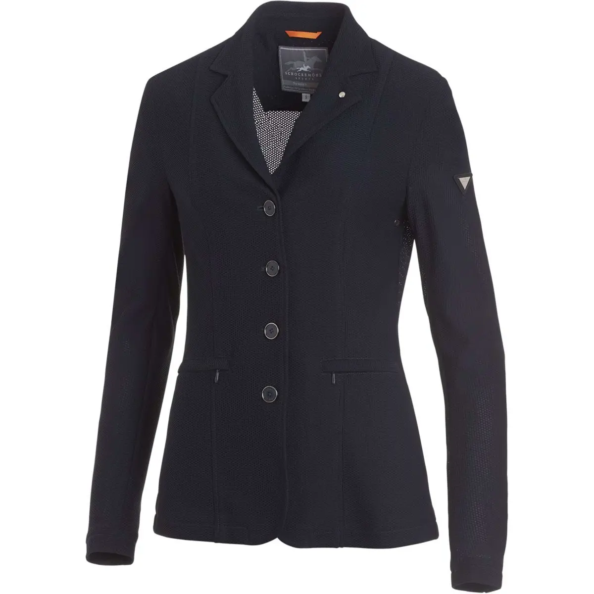 Schockemöhle Dames Wedstrijdjasje Air Cool Moonlight/Blauw 1