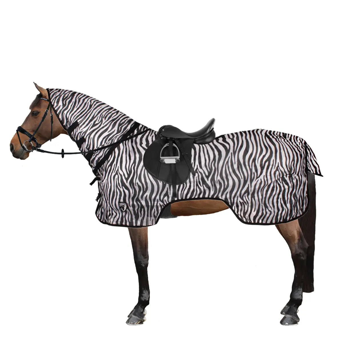 Horka Anti Vliegen Rij Deken Vaste Hals Zebra 1