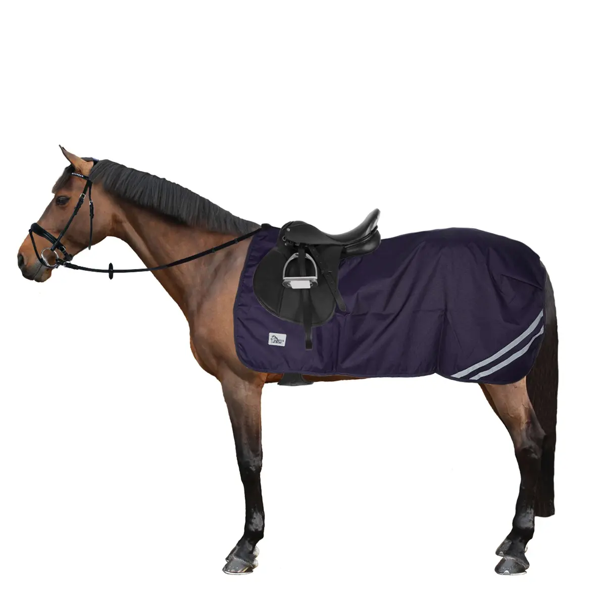 Harry's Horse Uitrijdeken Wodan 0G Fleece Dress Blues 1