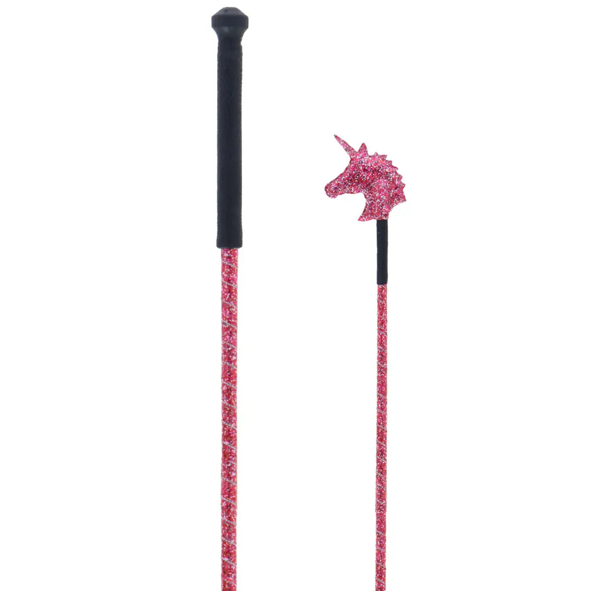 Dublin Zweepje Glitter Unicorn Rood 1