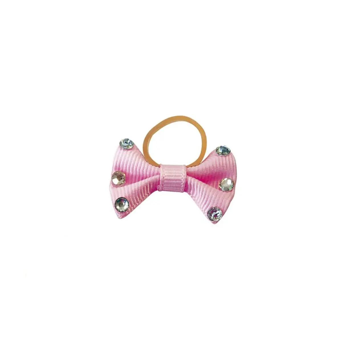 Equithème Invlechtstrikjes Met Strass Roze 1