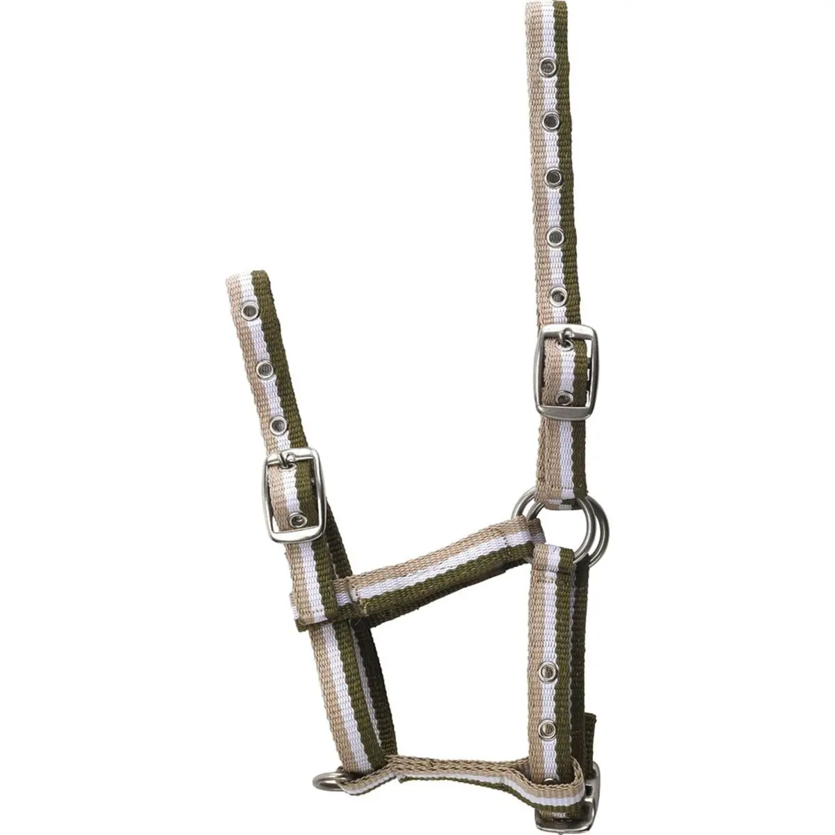 Norton Veulenhalster Verstelbaar Kaki/Wit/Beige 1