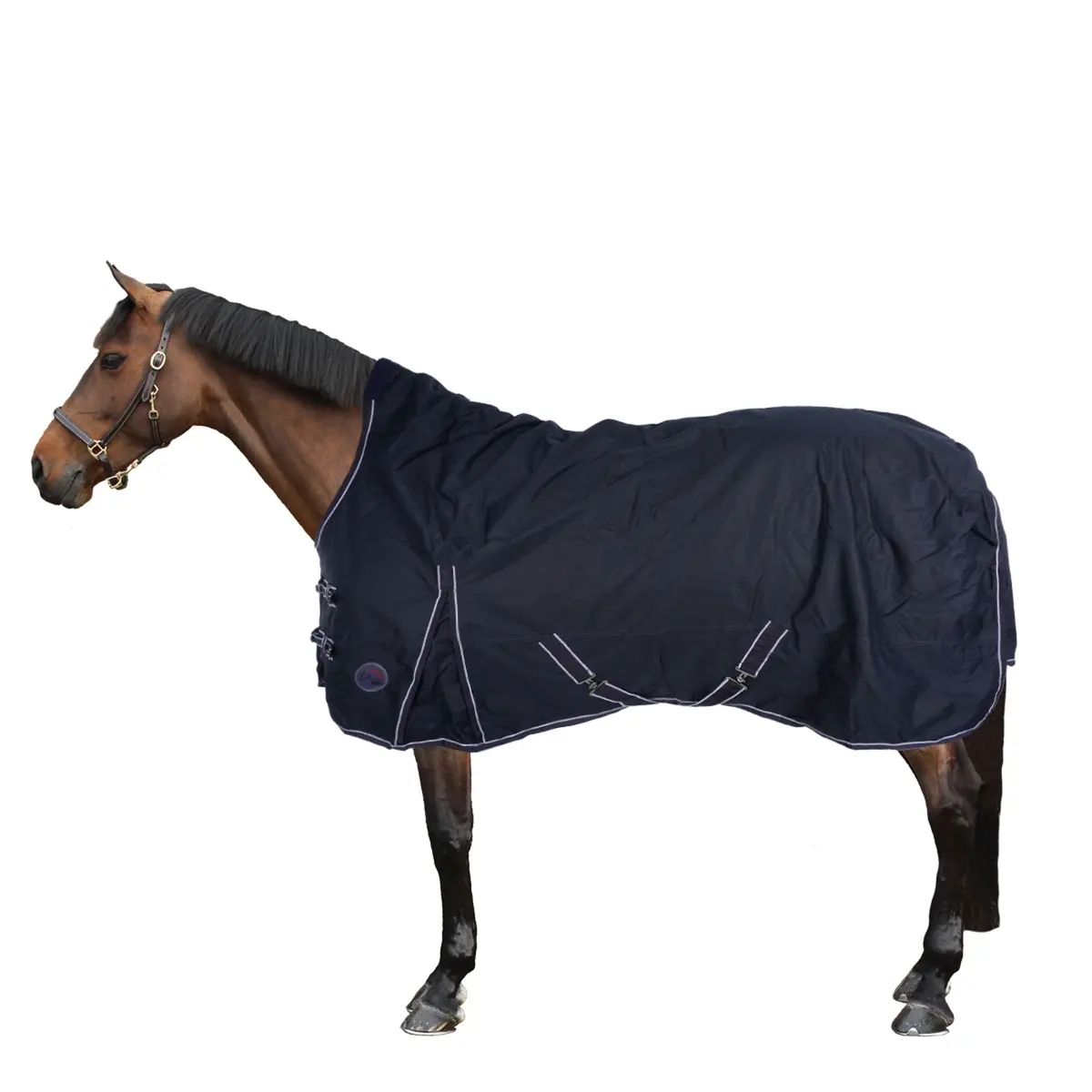 Hkm Winterdeken Starter 600D Highneck Met Polarfleece 0G Donkerblauw 1
