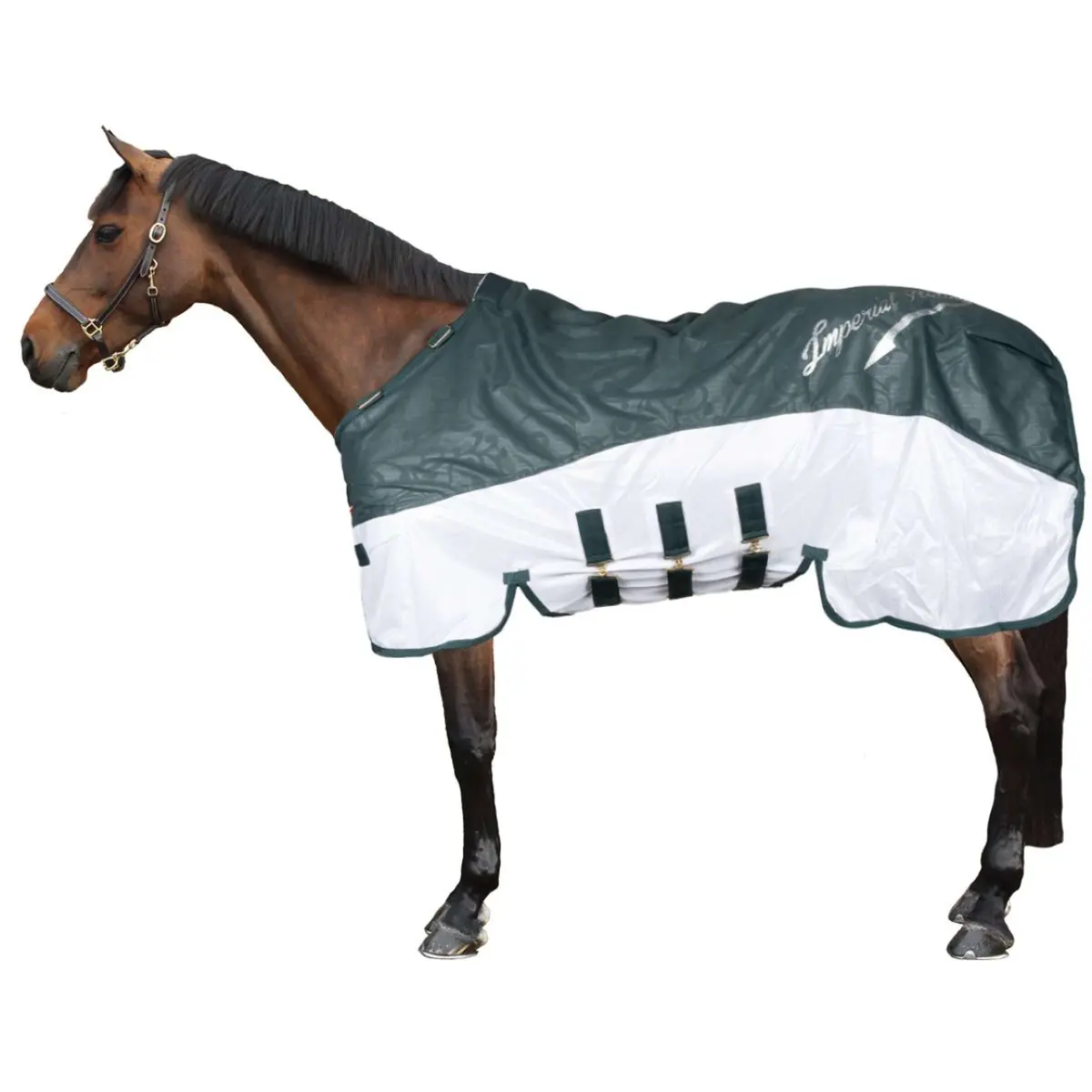 Imperial Riding Vliegen- En Regendeken Irhsuper-Dry Forest Green 1