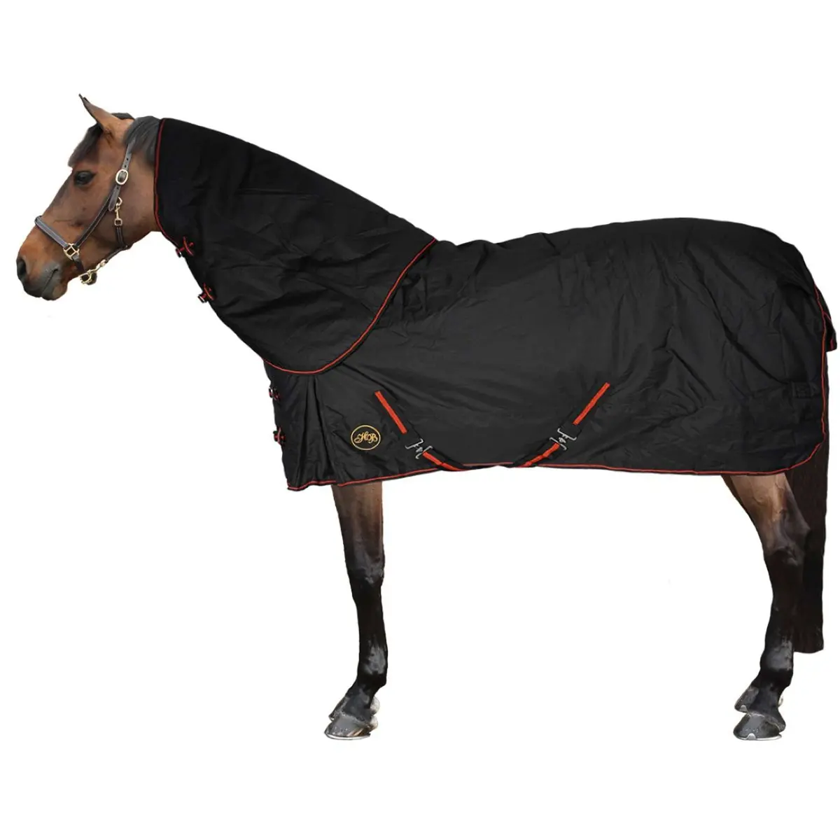 Hb Outdoordeken Model Kentucky Afneembare Hals 300G Zwart 1