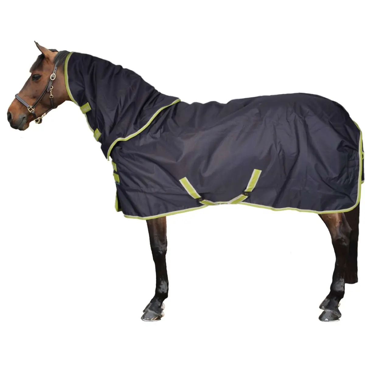 Bucas Oasis Turnout Neck 200G Dark Grey/Lime 3