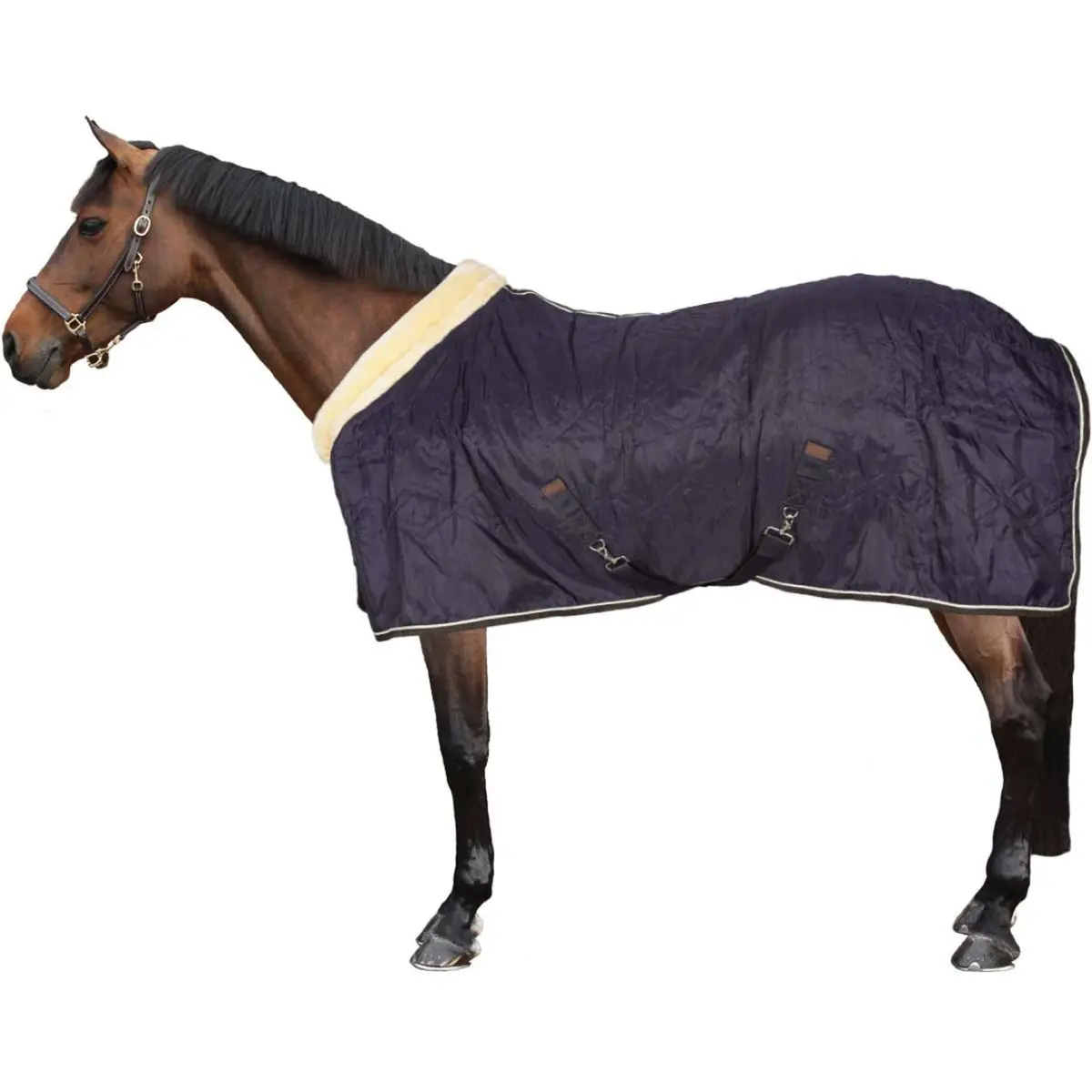 Horka Staldeken Luxe Met Kraag Blauw 1