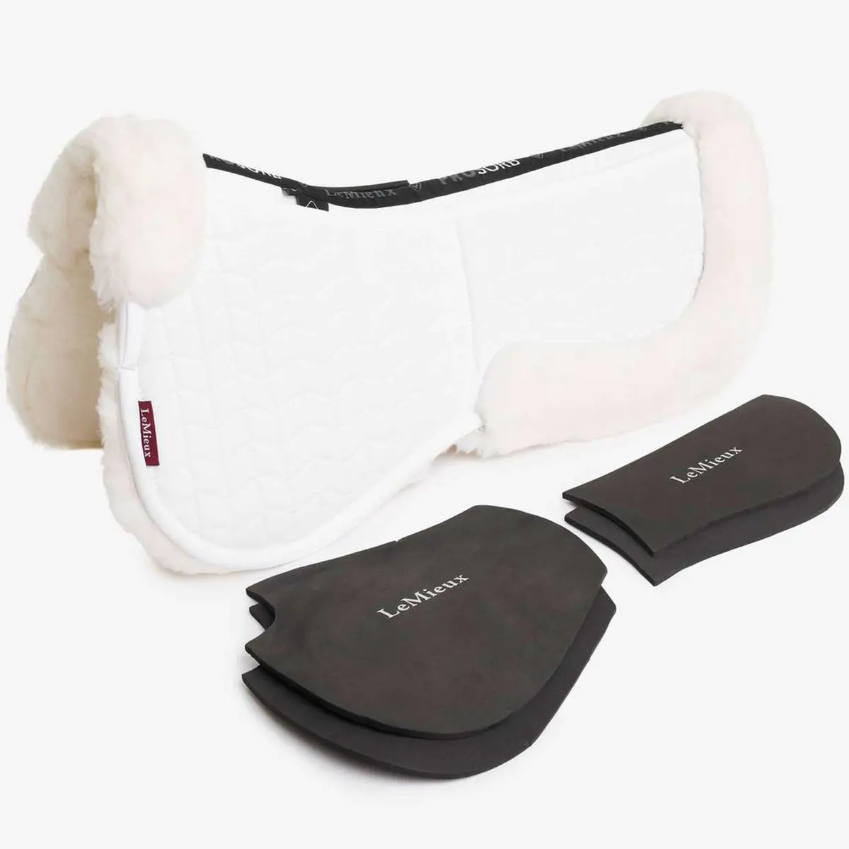 Lemieux Zadelonderlegger Prolambs Pro-Sorb Wit/Wit 1