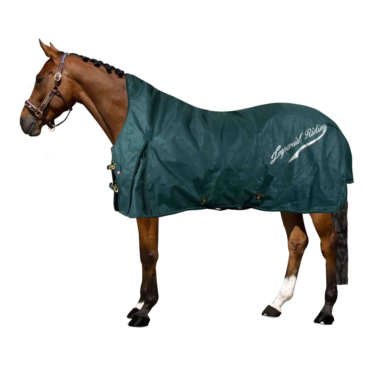 Imperial Riding Outdoordeken Irhsuper-Dry 50G Forest Green 1
