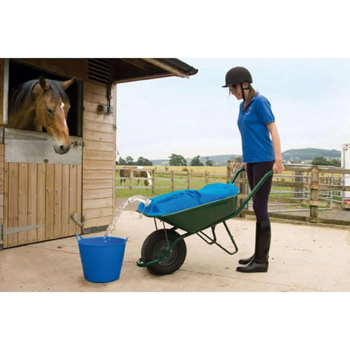 H2go Bag Waterzak Voor Kruiwagen Blauw 1