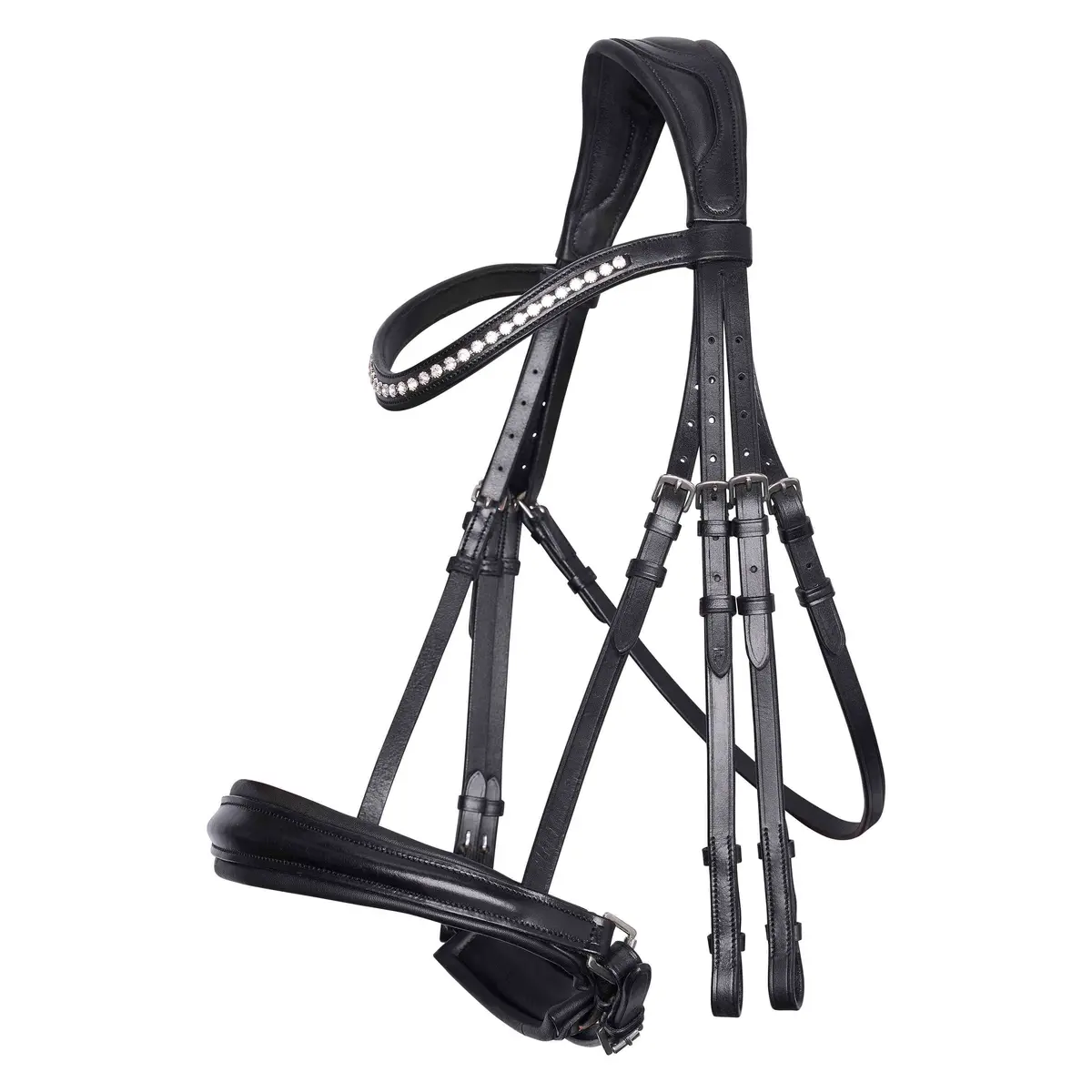 Imperial Riding Stang- En Trenshoofdstel Irhfria Zwart 1