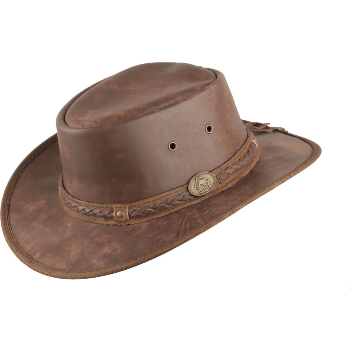 Scippis Lederen Hoed Springbrook Tan 1