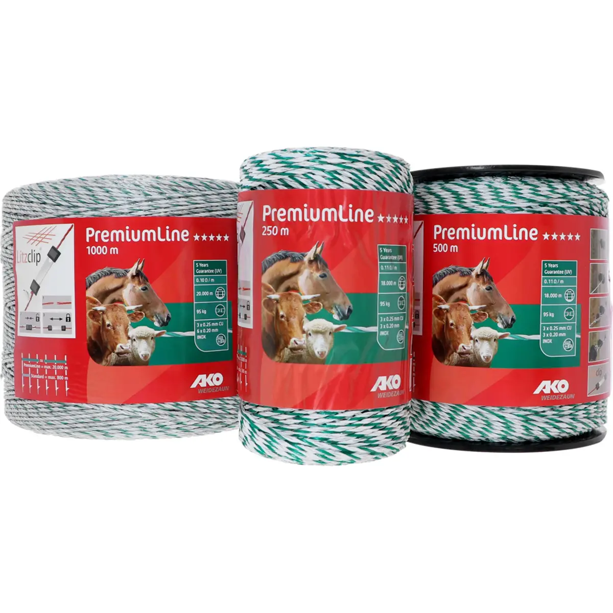 Ako Draad Premiumline Wit/Groen 1