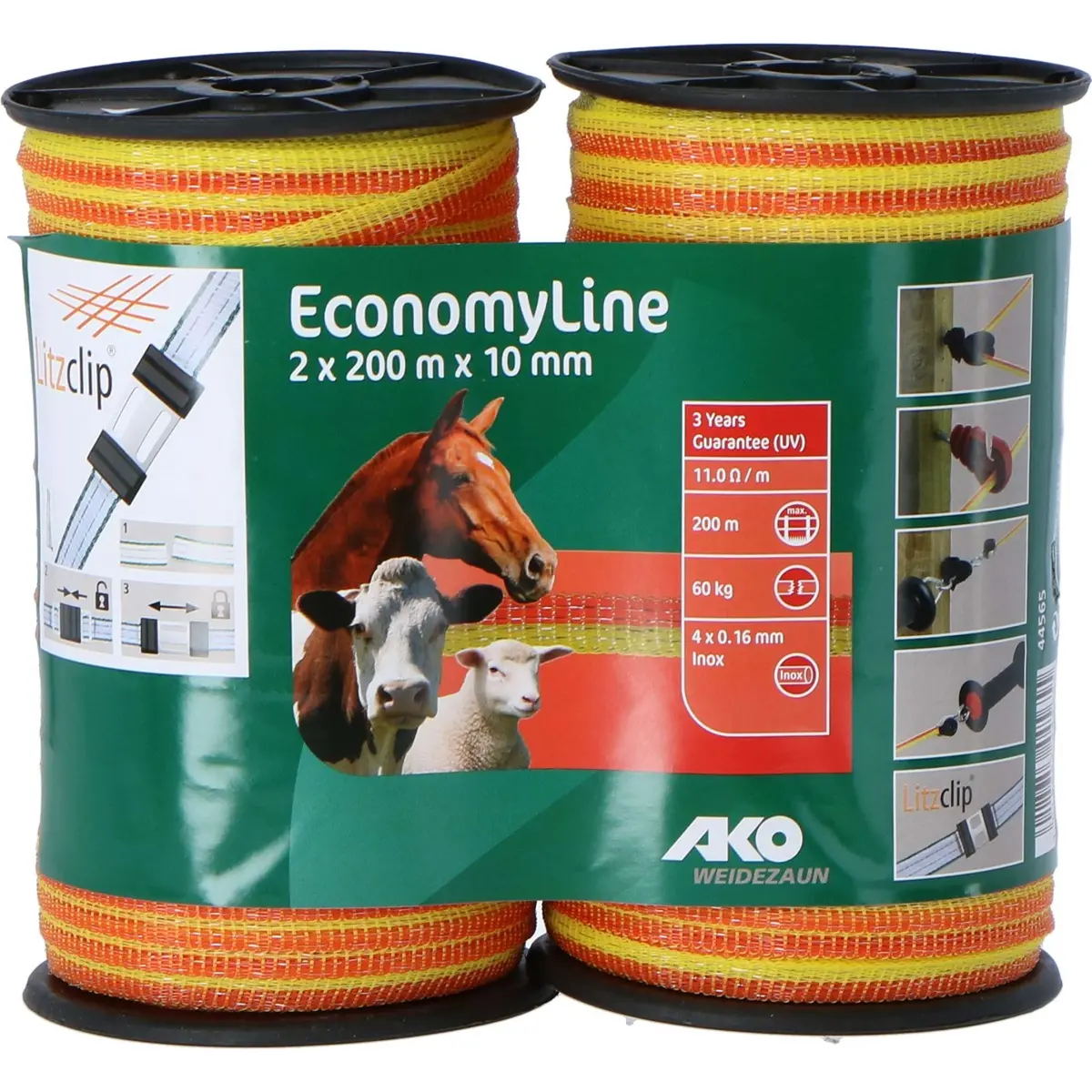 Ako Lint Economyline Dubbelpak Geel/Oranje 1