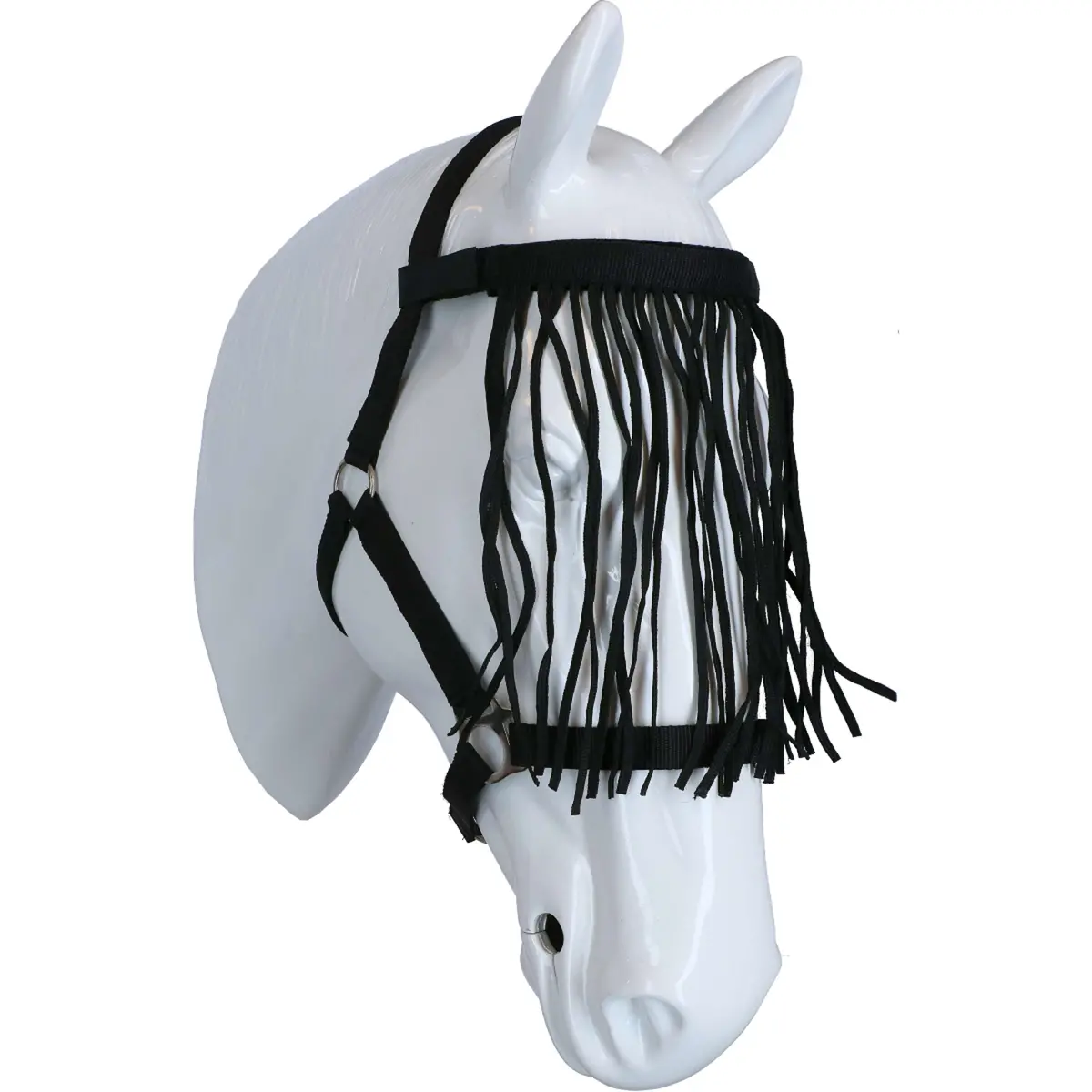 Harry's Horse Vliegenfrontriem Zwart 1