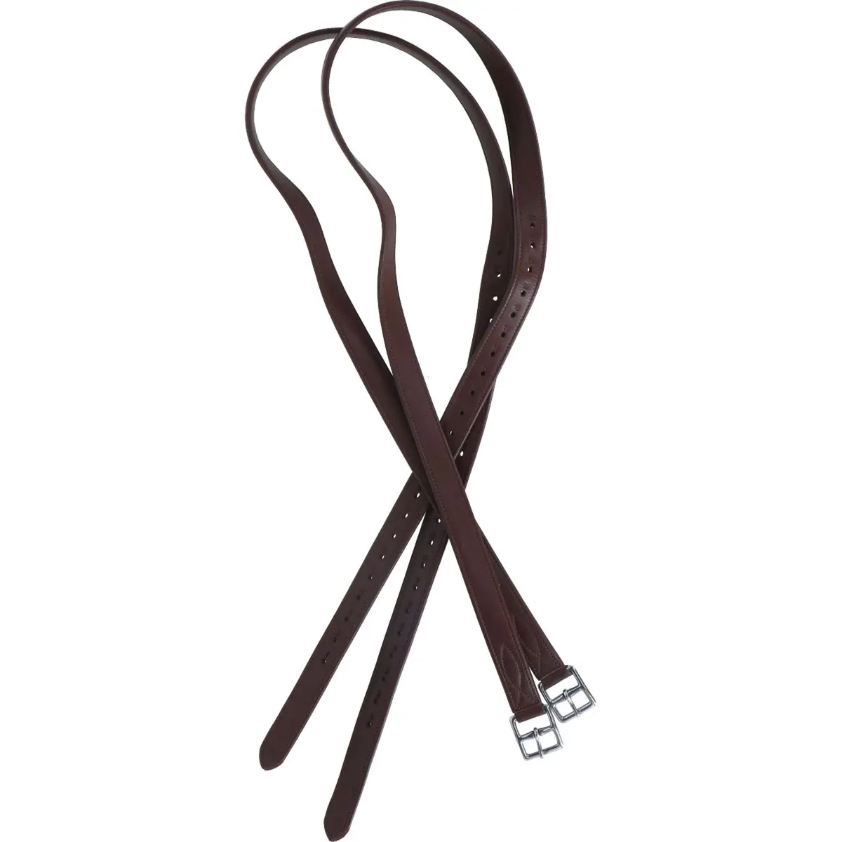 Br Stijgbeugelriemen Nylon En Soft Rvs Gespen Tobacco/Zilver 1