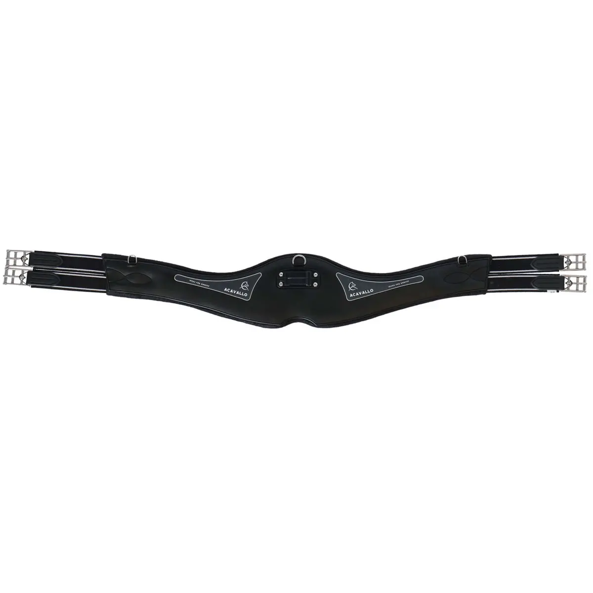 Acavallo Singel Comfort Gel Anatomisch Zwart 1