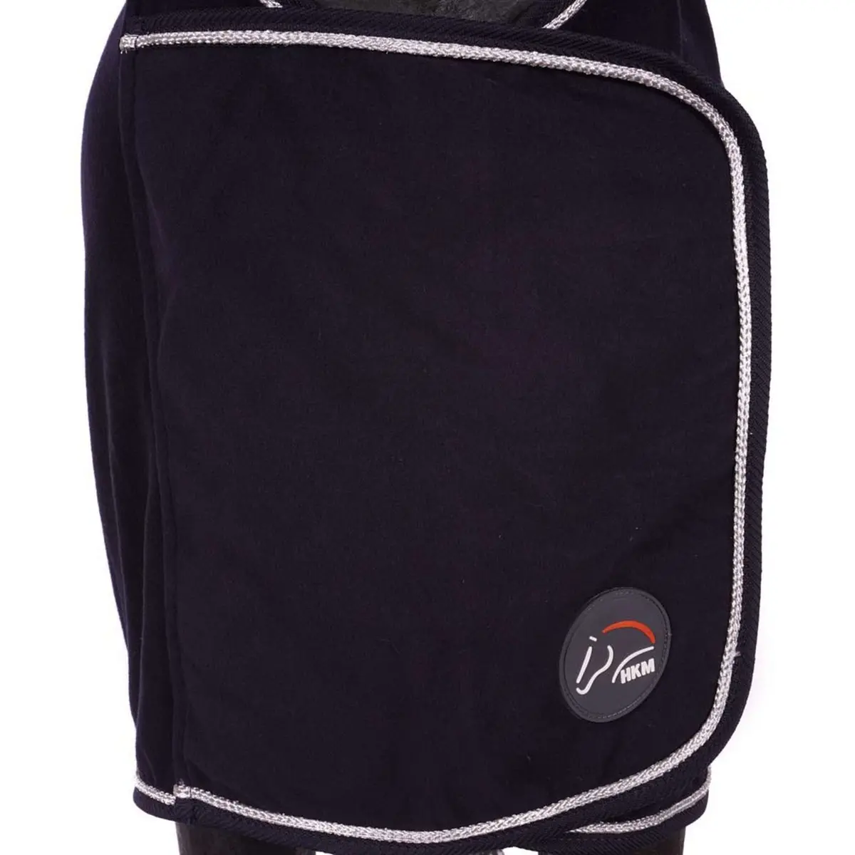 Hkm Fleecedeken Met Kraag Donkerblauw 2