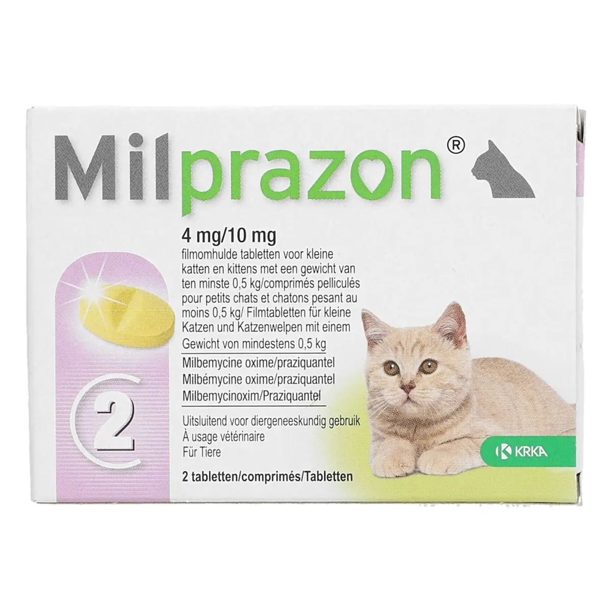 Milprazon Ontwormingsmiddel Kat 4Mg 2