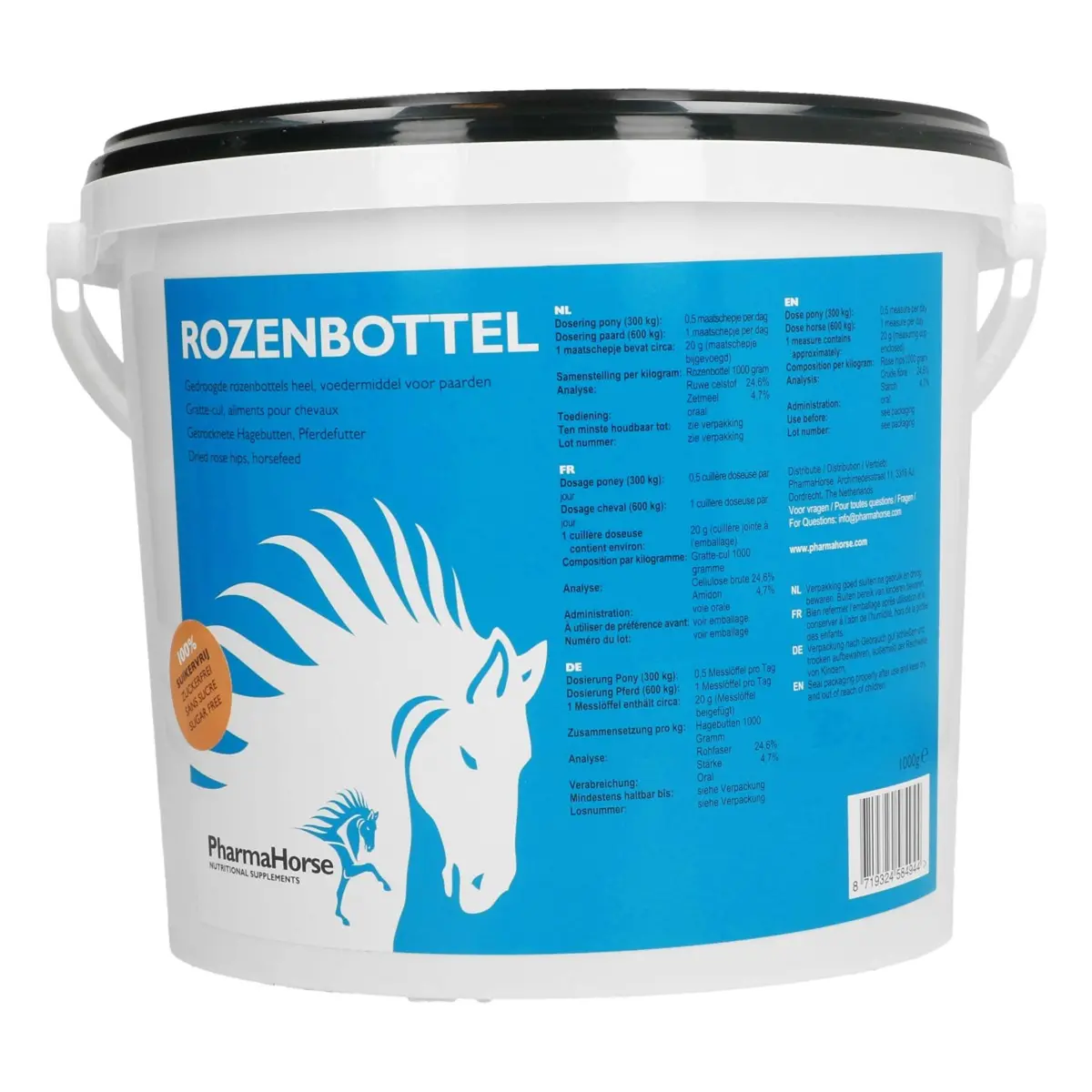 Pharmahorse Rozenbottel 1