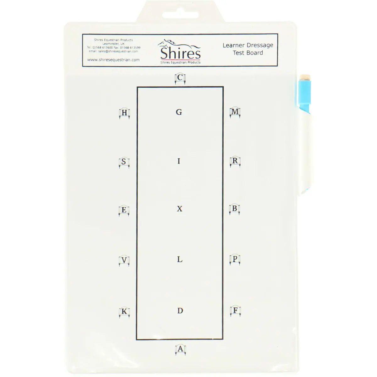 Shires Rijbak Oefenbord White 1