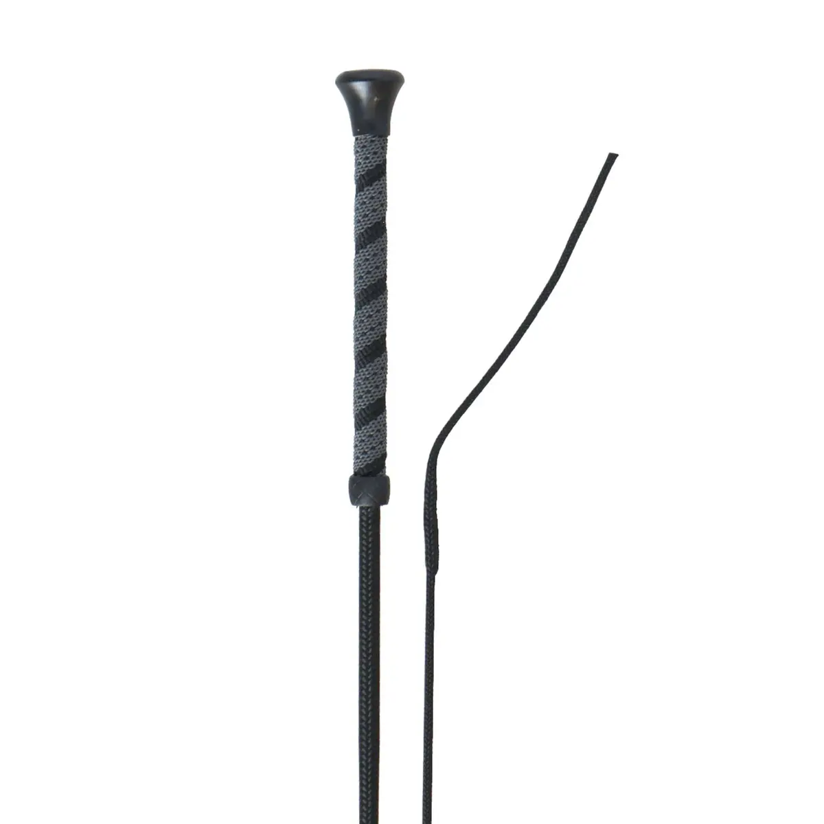 Shires Dressuurzweep Rubber Grip Black 1