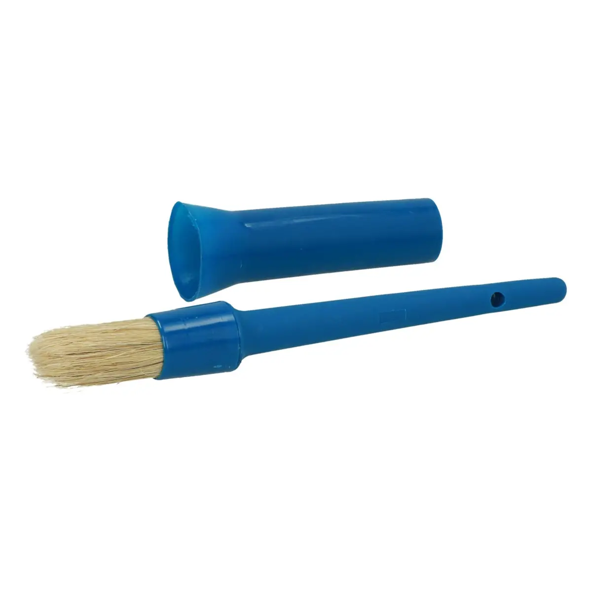 Shires Hoefoliekwast Plastic Blue 1
