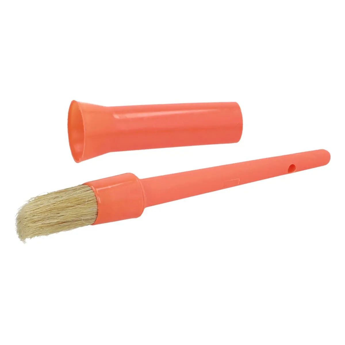 Shires Hoefoliekwast Plastic Orange 1