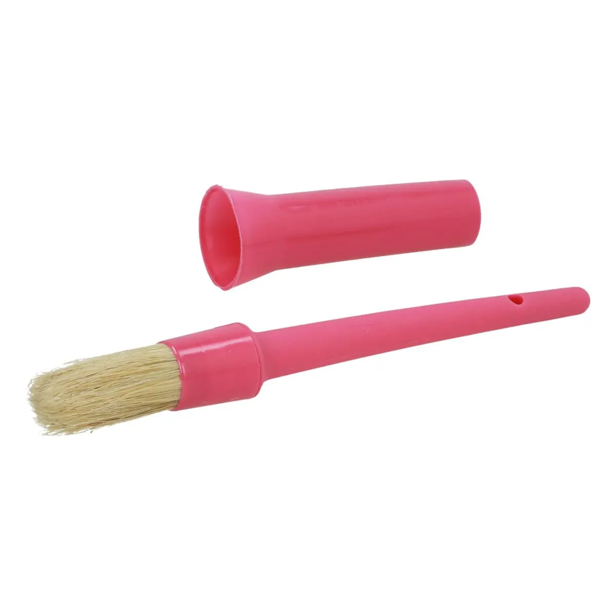 Shires Hoefoliekwast Plastic Pink 1
