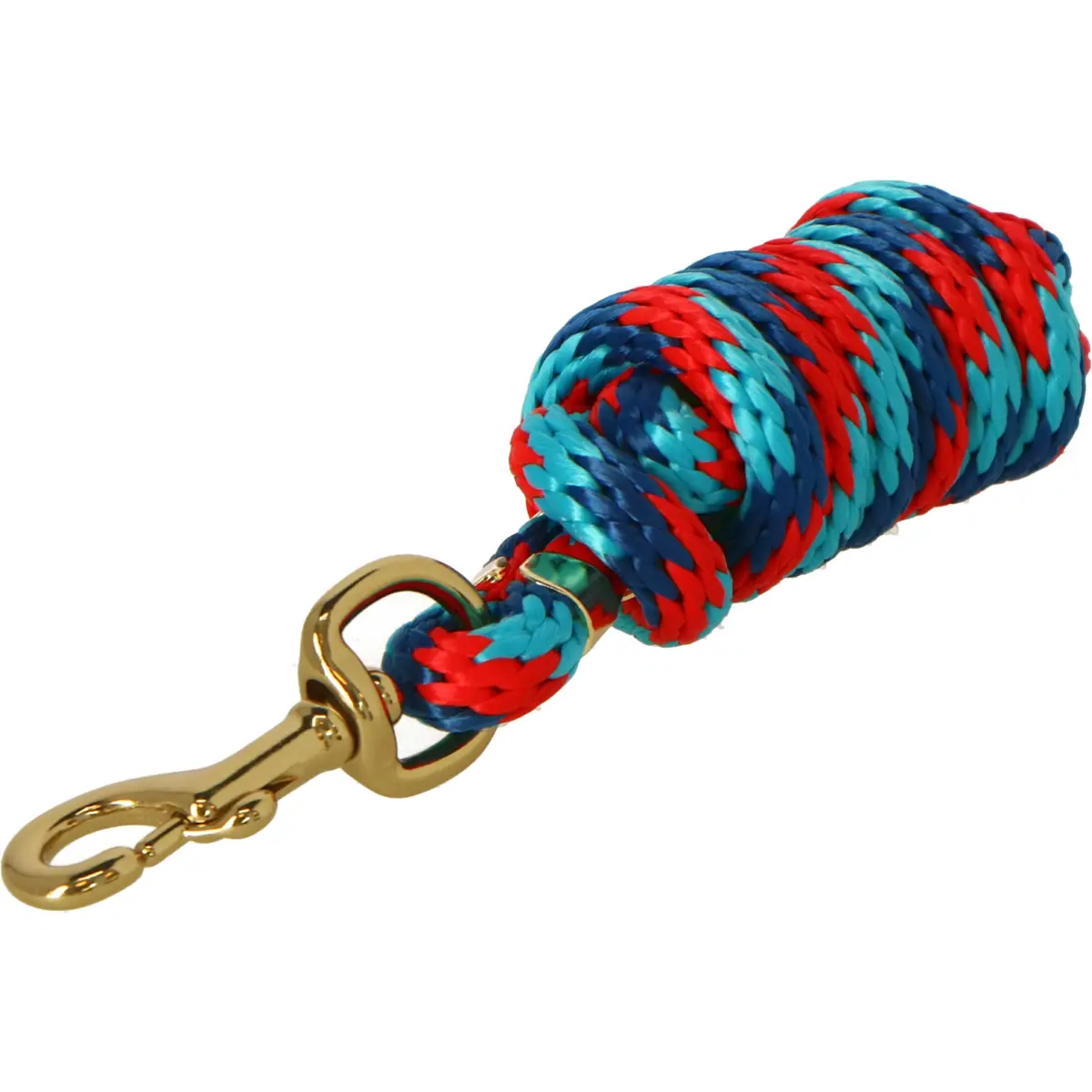 Shires Halstertouw Topaz Navy/Red/Turqouise 1