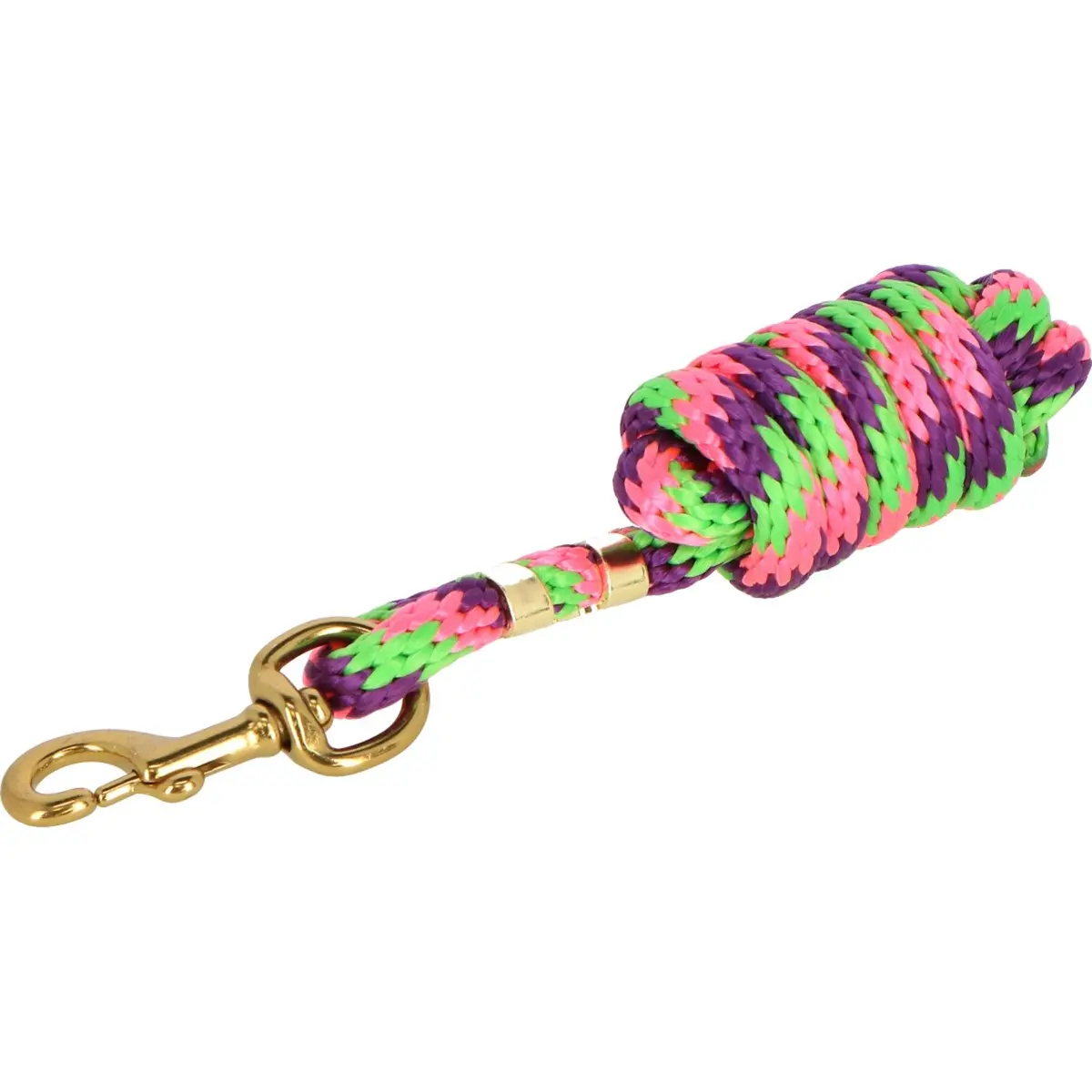 Shires Halstertouw Topaz Purple/Lime/Pink 1