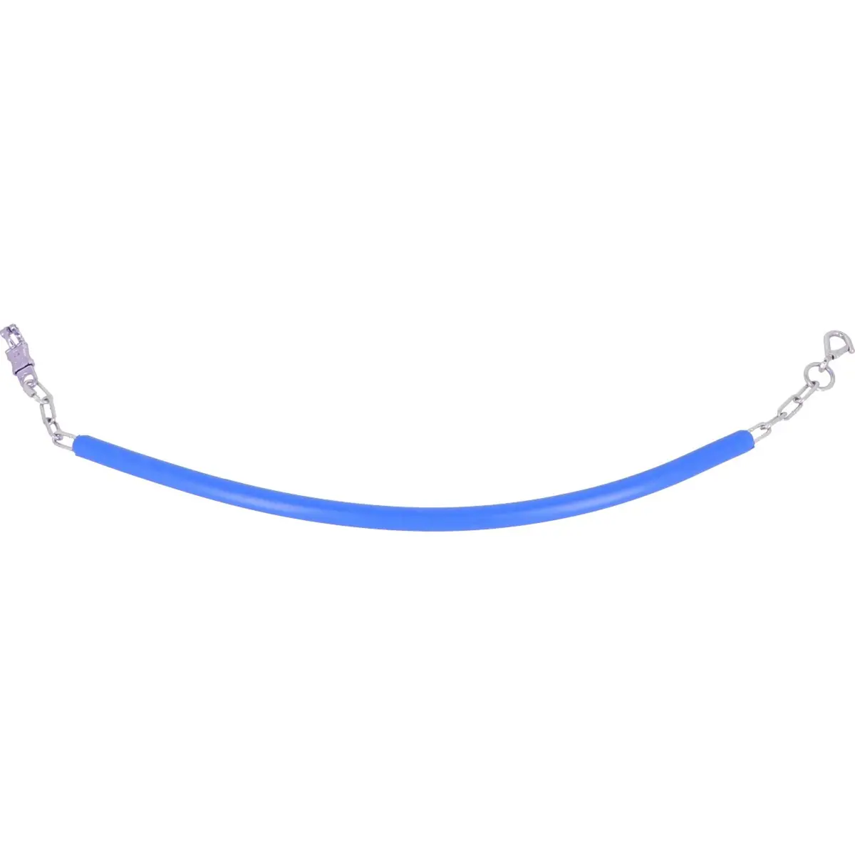 Shires Stalketting Rubber Met Ketting Blauw 1