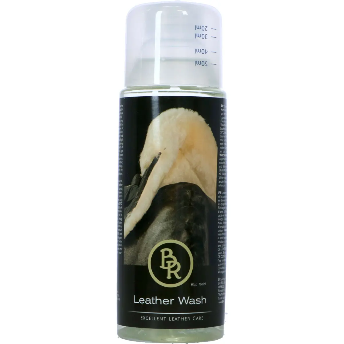 Br Leather Wash In Flacon Met Doseerdop 1