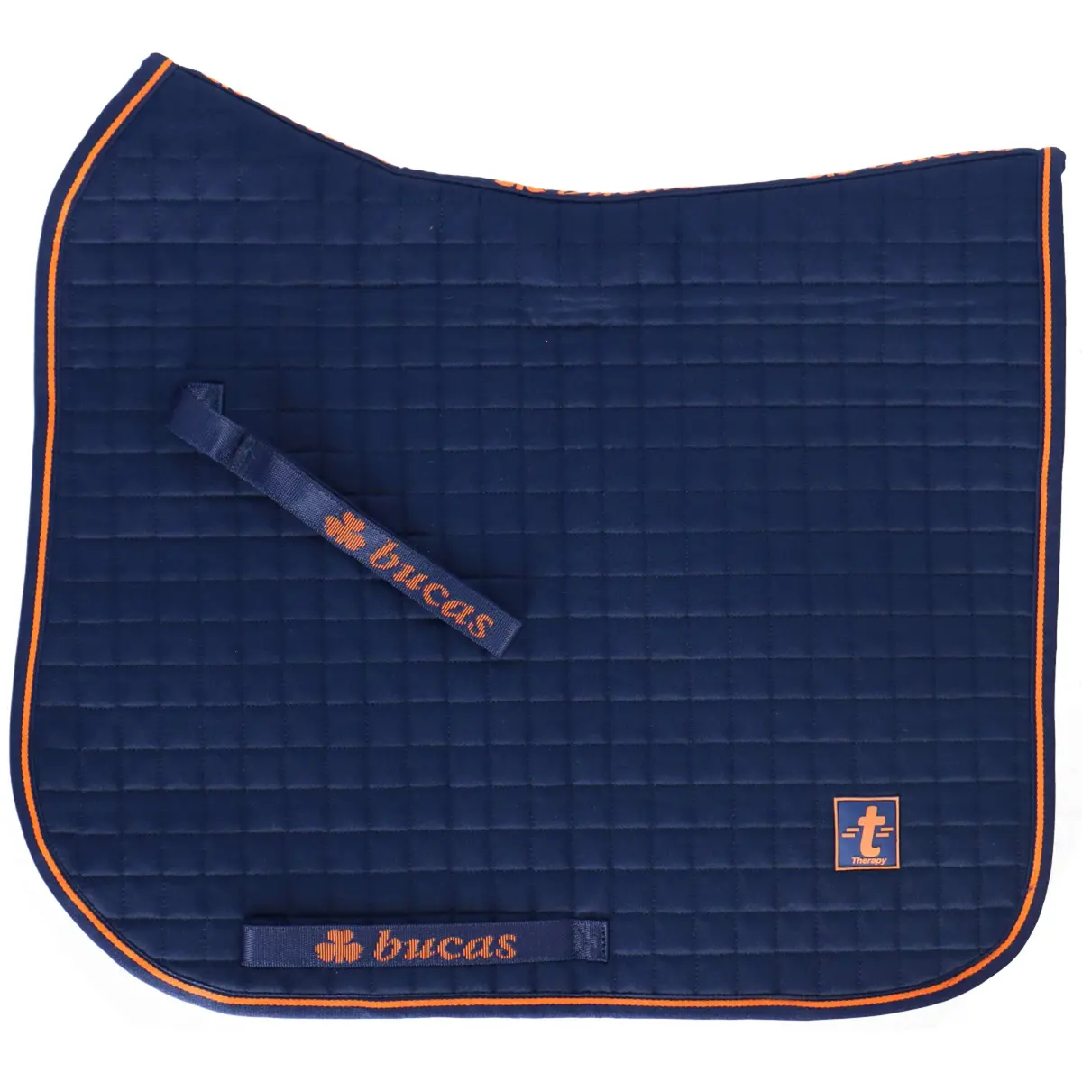 Bucas Therapy Zadeldekje Dressuur Navy/Orange 1