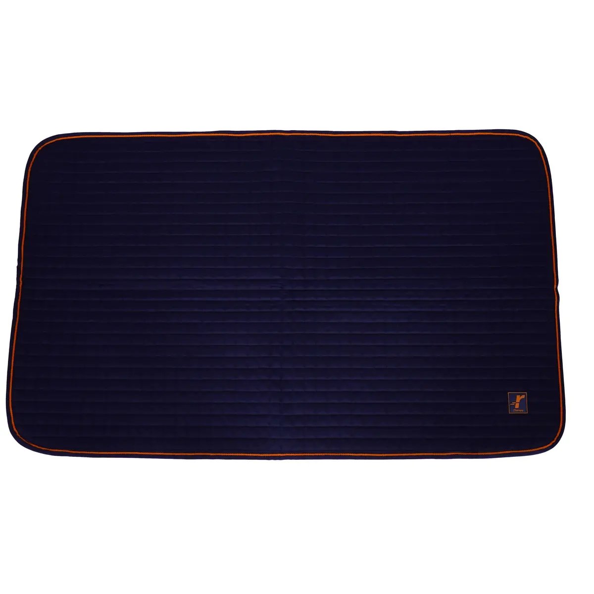 Bucas Therapy Dog Bed Navy/Orange 1