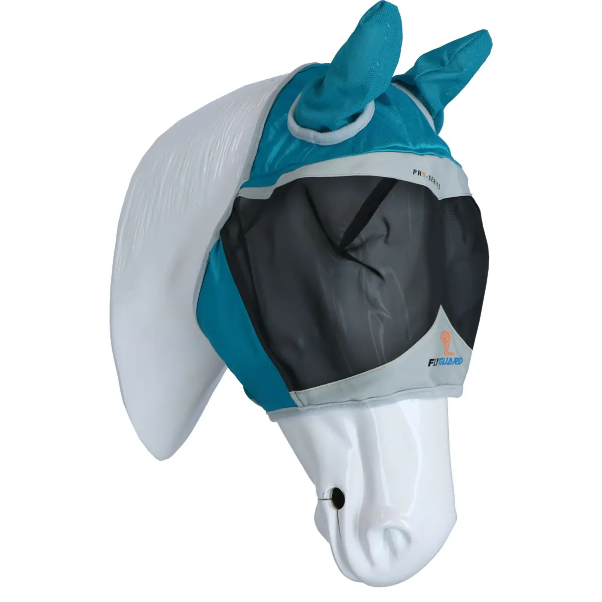Shires Vliegenmasker Met Oren Mesh Teal 1