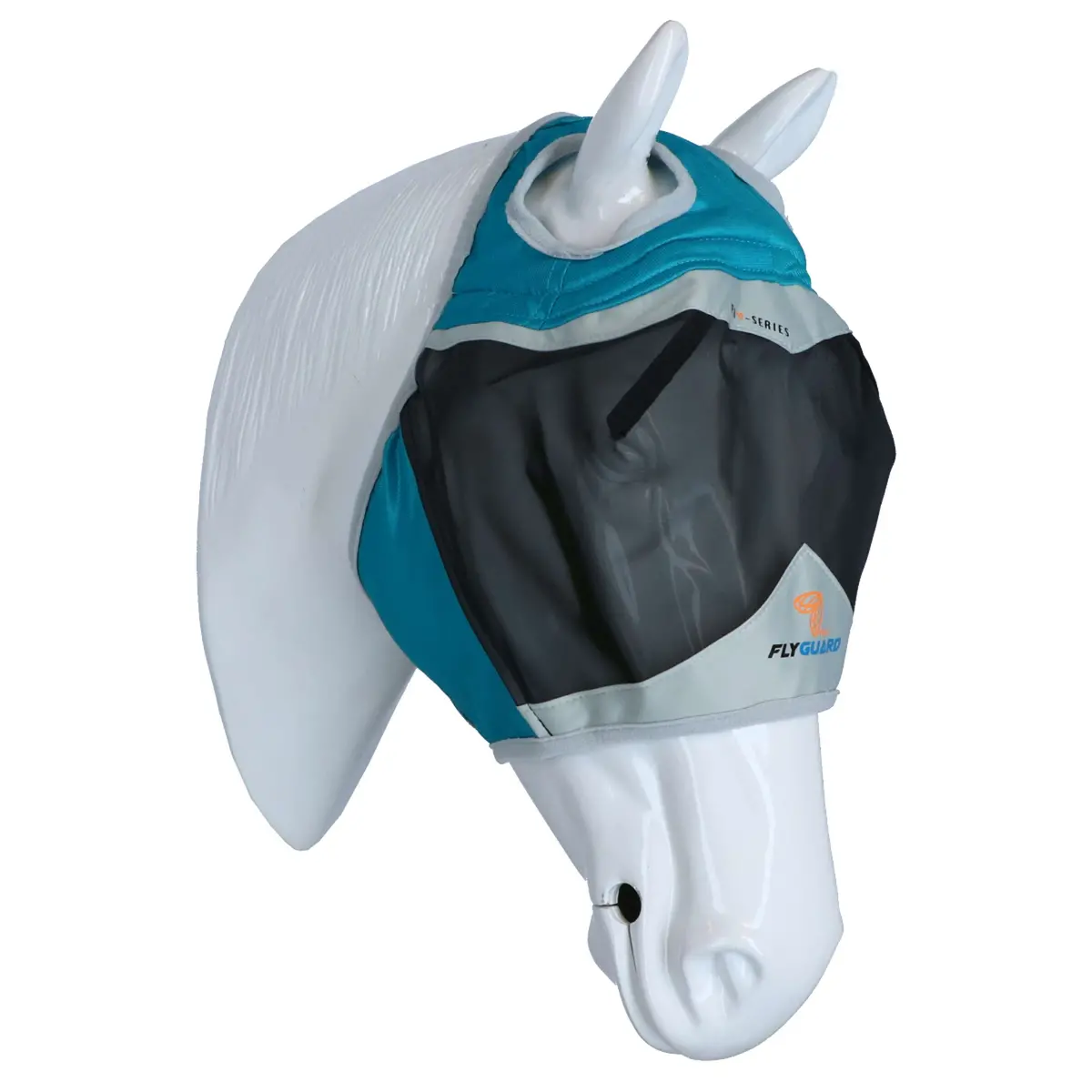 Shires Vliegenmasker Met Ooruitsparing Teal 1